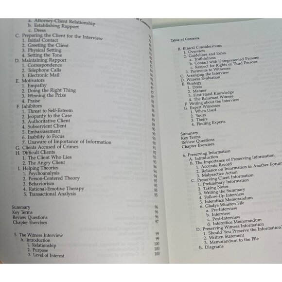 Interviewing and Investigation for Paralegals Ann M. Dobmeyer J. D. Dobmeyer SC - Picture 6 of 14